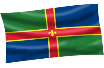 The Lincolnshire flag